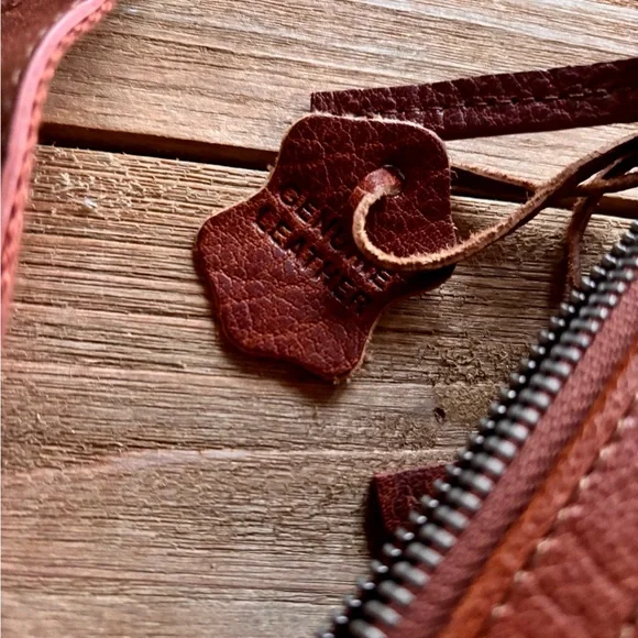 SPIKES & SPARROW LEATHER HIP BAG OREGON - BRANDY COGNAC - Picture 5 of 12